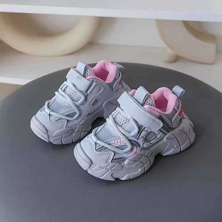 Otoño de los niños nuevos niños y niñas ligero papá zapatos al aire libre de los niños zapatos para correr casual zapatos antideslizantes. - 1