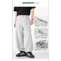 Pantalones de cimitarra americana de verano de marca de moda para hombres, deportes al aire libre, montañismo, monos sueltos con múltiples bolsillos, pantalones de micro-pull - details 4
