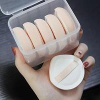 Esponja de base portátil en forma de gota para mujer, herramientas de belleza y maquillaje, 5 uds. - details 1
