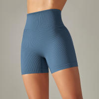 Hamidou-pantalones cortos deportivos de Yoga para mujer, mallas sin costuras para correr, ciclismo, cintura alta, entrenamiento, gimnasio, Verano - details 34