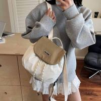 Regalo Mochila con cordón de Color sólido Nylon de gran capacidad bolso escolar para estudiantes bolso de estilo coreano bolso de hombro de viaje - details 29