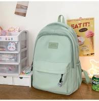 Mochila japonesa grande para estudiantes, sencilla y versátil, material de poliéster unisex, decoración de muñecas - details 22