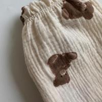 Pantalones de Verano para Bebé Organicos Estampado de Tigre Oso Floral - details 18