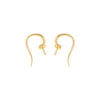 Latón color oro de 18 quilates, compatible con cuentas de medio agujero con ganchos de medio pasador para pendientes, joyería de alta calidad, accesorios para manualidades. - details 42