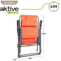 Antivuelco plegable, Peso máximo soportado 150Kg., Estable y Resistente, Reclinable con Ajuste de posición, Medidas pos. Silla 52x73x106 cm, Medidas pos. tum (61080) - details 7