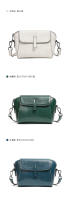 Bolso nuevo, bolso de hombro de moda para mujer, bolso pequeño y exquisito de moda, bolso de mensajero de gran capacidad de cuero para mujer - details 21