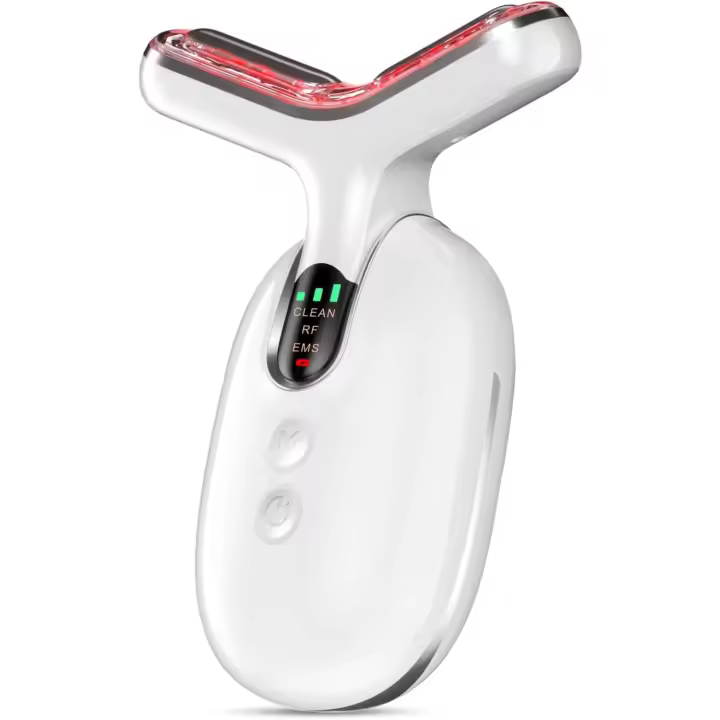 Red Light Skin Beauty Device,Multifunctional Facial Massager,3-in-1 LED Beauty Device for Face and Neck,a for Skin Care - 1