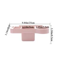 Accesorios de baño colgantes sin perforaciones, estante de hierro rizador, caja de almacenamiento, soporte para secador de pelo, 1 Uds. - details 0
