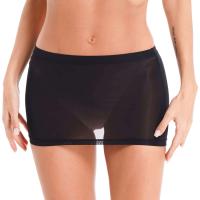 Minifalda BO elástica de tubo transparente para mujer, transparente, con lazo en la cadera, sexy, adecuada para discotecas - details 46