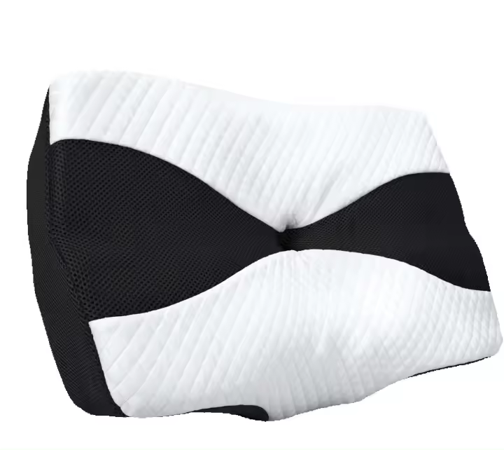 La funda de almohada Saheyer es adecuada para almohadas ergonómicas, inodoras, lavables y negras. - 1