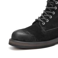 Hombres italianos de alta calidad, botas de cuero de invierno hechas a mano para hombres. - details 2