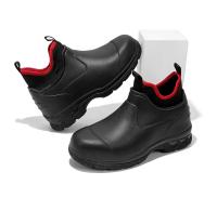 Botas de lluvia para hombre, botas de cocina para hombre, botas de lluvia cortas versátiles simples a la moda, zapatos impermeables resistentes al desgaste para cocina - details 12