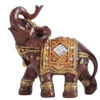 Adornos de elefante de resina, estatua de mesa artesanal creativa para decoración de sala de estar y dormitorio - details 6