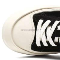 Nueva plataforma de alta calidad para mujer, suela exterior gruesa, altura aumentada, zapatos deportivos clásicos en blanco y negro con diseño moderno - details 4