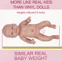 Muñeca de Silicona IVITA 14 pulgadas Juguete Realista de Bebé Niño Personalizable - details 7