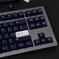 Tecla de doble disparo para teclado mecánico, accesorio con personalidad personalizada en inglés, de 132 teclas, modelo G clon Deep Navy, 61/87/104 - details 3
