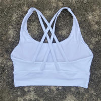 Sujetador Deportivo Para Mujer En Color Sólido Fitness Yoga Gimnasio Deporte Con Almohadillas De Pecho Alta Calidad Absorbedora De Choques Talla Ajustable Top De Entrenamiento - details 11
