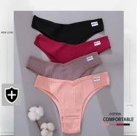 5 unids/set de bragas brasileñas de algodón para mujer, ropa interior femenina con cintura en V, ropa interior cómoda, Bikini con espalda en T de tiro bajo, lencería para niñas, nuevo - details 9