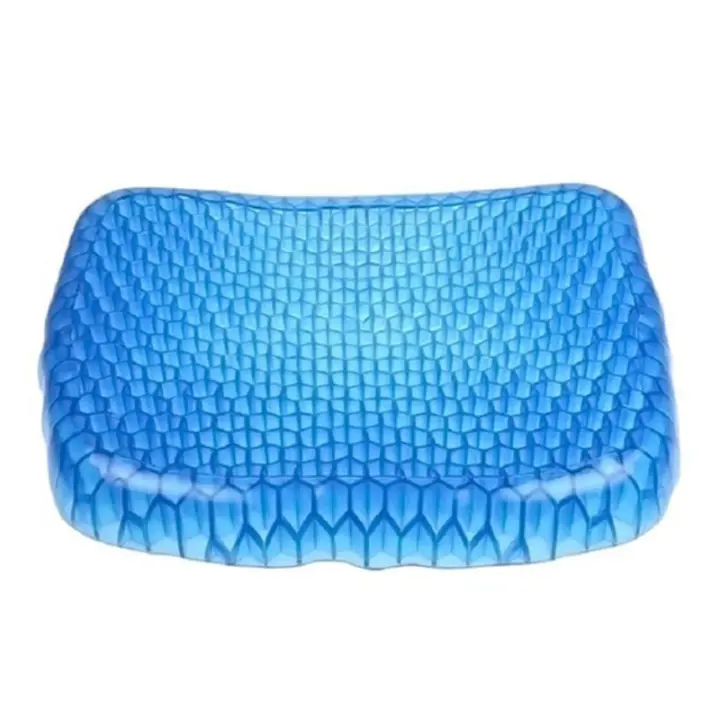 Cojín asiento de gel anatómico con funda lavable, ortopédico, antideslizante y cómodo para hogar, coche, sillas, oficina - 1
