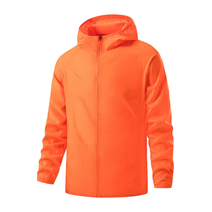 Chaqueta de Senderismo LNGXO Impermeable, Protección Solar, Abrigo de Viento, Para Hombres y Mujeres Material de Poliéster Hecha en China Cierre de Cremallera - 1