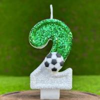 Vela de Fútbol para Cumpleaños Feliz Vela de Decoración de Luz y Fiesta para Tartas de Cumpleaños y Boda - details 7