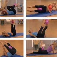 Bola de Yoga de 25cm Equipo de Gimnasia para Fitness Pilates Equilibrio - details 7