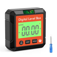Inclinómetro Digital de 4x90 °, transportador de ángulo de nivel, retroiluminación, medidor de pendiente, Base magnética, goniómetro electrónico - details 15
