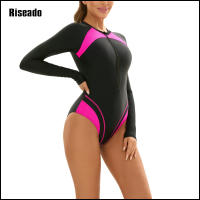Traje de baño de una pieza para entrenamiento atlético, manga larga, protección solar, surf, traje de baño deportivo para niñas - details 3