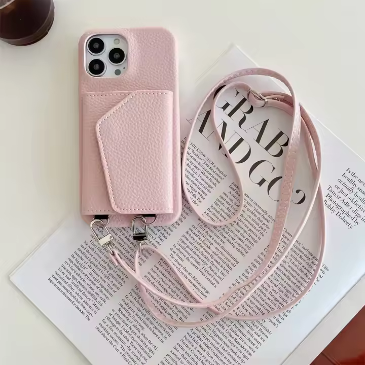 Funda con Característica de Teléfono y Cartera iPhone 16 Pro Max, 15, 14 Plus, 13, 12, 11 Mini - 1