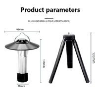Linterna de Camping con trípode, luz LED recargable regulable, portátil, pequeña, cálida - details 29