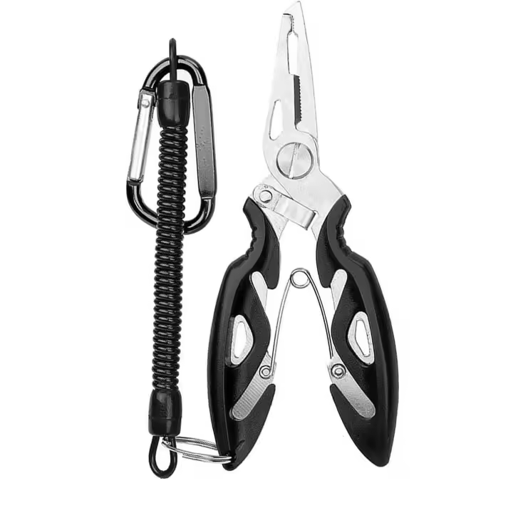 Alicates de Pesca de Acero Inoxidable Desmantelador de Anzuelos de Aluminio Accesorios de Pesca - 1