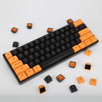 Teclas G de doble disparo CSA, accesorio para Teclado mecánico de Gaming MX, color negro y naranja, 150 teclas, perfil PBT - details 7