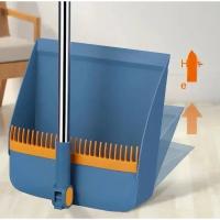 Juego de Escoba y Recogedor Plegable de Acero Inoxidable Utilizable en Cocina y Oficina - details 6