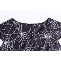 Vestido de moda de Halloween con estampado de telaraña 2025 - details 5