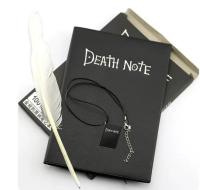 Juego de Cuaderno de Anime Death Note, diario de cuero coleccionable, cuaderno escolar grande, diario de escritura con tema de Anime - details 5