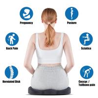 Cojín ergonómico para silla de oficina, cojín para aliviar el dolor de coxis, ciática, espalda sentada, todo el día - details 1