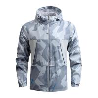 Chaqueta de montañismo para hombre, parabrisas informal delgado de secado rápido, chaqueta con capucha para deportes - details 1