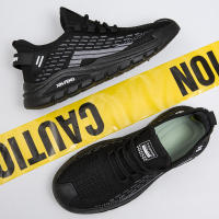 Zapatillas de moda para hombre Zapatillas de malla transpirables Suela blanda Zapatos para correr Trabajo Zapatos casuales al aire libre - details 11