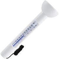 Termómetro flotante para piscina, fácil lectura para temperatura del agua con cuerda para piscinas y spas interiores y exteriores - details 0