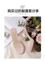 Nuevas Sandalias de Cristal para Mujer Alpargatas de Tacón Alto, Impermeables, Diseño de Pies Cansados - details 17
