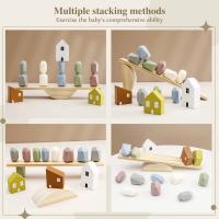 Juguetes de enhebrado de animales para bebé, balancín de madera, juegos de mesa, Montessori, habilidad práctica, bloques - details 11