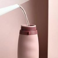 Botellas Plegables de Silicona de 600ml Resistentes a Altas Temperaturas Portátiles - details 1