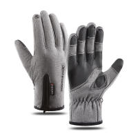 Guantes de esquí de invierno impermeables, guantes de nieve, deportes al aire libre, Snowboard, esquí, pantalla táctil, guantes de lana, antideslizantes, cálidos, dedos completos - details 9