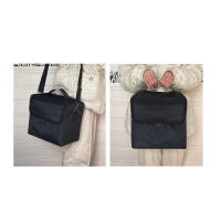 Bolsa de cosméticos Oxford tela de gran capacidad caja de maquillaje de maquillaje portátil para viajes de varias capas - details 5