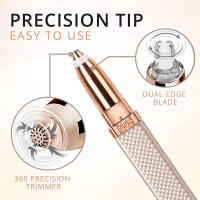 Depiladora Facial eléctrica para mujer, afeitadora Facial hine, recortadora de cejas, afeitadora indolora para Bikini - details 3