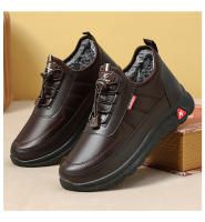 Zapatos de algodón para Hombre nuevo invierno con forro polar y espesor botas de algodón imitación térmica botas de nieve para el frío - details 15