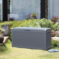 380L Arcón de Ordenación Exterior, Resina Caja de Almacenamento de Jardín para Almacenamiento Al aire Libre para Muebles de Patio - details 8