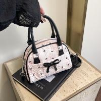 Bolso de bolos con lazo elegante estilo Ins, bolso de hombro con cintas pequeñas y versátiles, bolsos de ocio dulces para mujer y niña - details 14