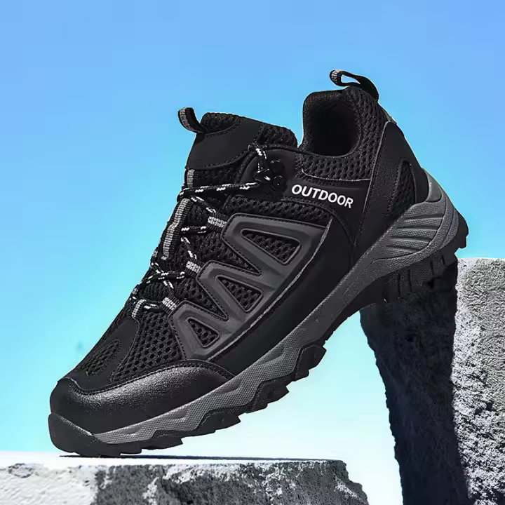 Zapatos de malla transpirables, calzado antideslizante y resistente al desgaste, seguro, para ciclismo - 1