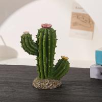 Estatua de Cactus verde creativa, figuras de Cactus en miniatura resistentes a la intemperie, adornos de Cactus hechos a mano resistentes a los rayos UV, decoración interior - details 4